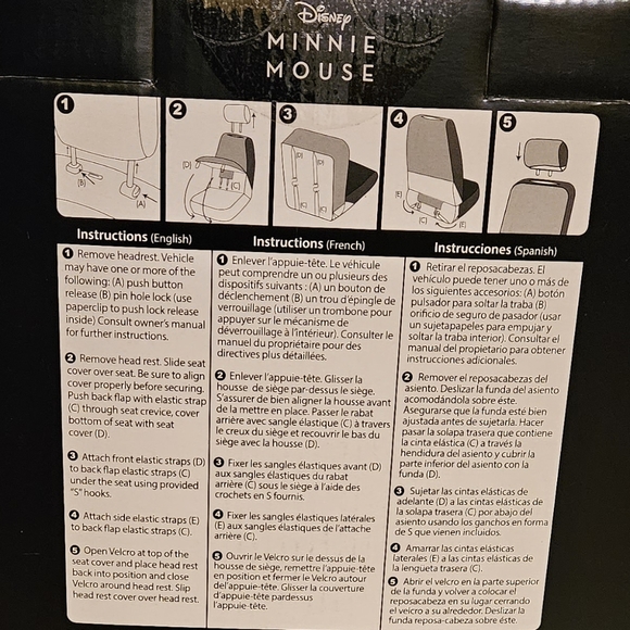 DISNEY CAR SEAT COVERS - Picture 5 of 8